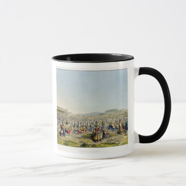 Taza Festival en Atenas, pub. por J. Rodwell, 1830 (Derecha)