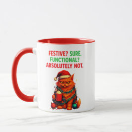 Taza Festive but Over It Mug