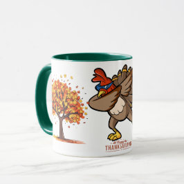 Taza Festividad de Acción de Gracias Turquía Ceramic Mu