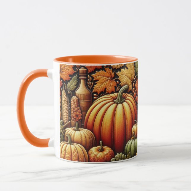 Taza Festividad de la temporada de otoño cosecha de cal (Izquierda)