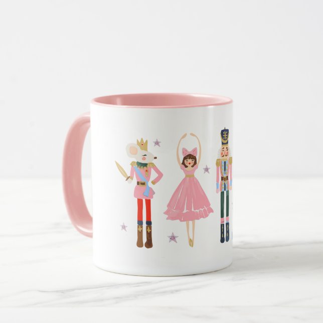 Taza Festividad de los adorables Navidades de la escena (Anverso izquierdo)