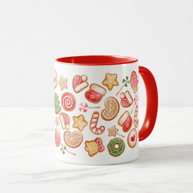 Taza Festividad de los navidades Gingerbread (Anverso derecho)