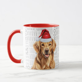 Taza Festividad de Navidades de Perro de la recuperació