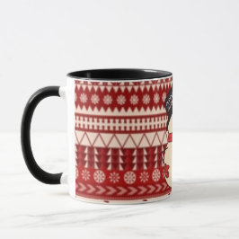 Taza Festividad del Personalizado de Snowman Navidades 