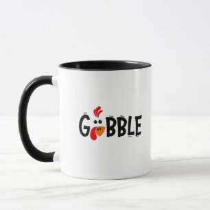 Taza Festividad divertida de Acción de Gracias en Turqu