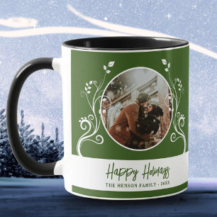 Taza Festividad Feliz Foliage Fotografía de la Familia