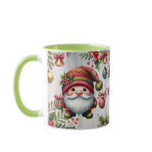 Festividad Feliz Navidad Gnome Mug