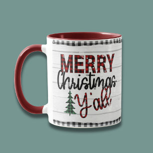 Taza Festividades de feriados de pasteles rústicos de n