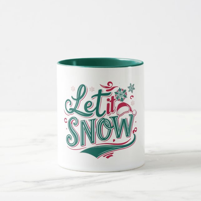 Taza Festividades Navidades Mugs por vacaciones alentad (Centro)