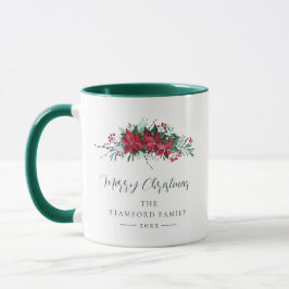 Taza Festividades navideñas de Feliz Personalizado de P
