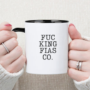 Taza Fiasco Divertido y Sarcástico Minimalista Negrita