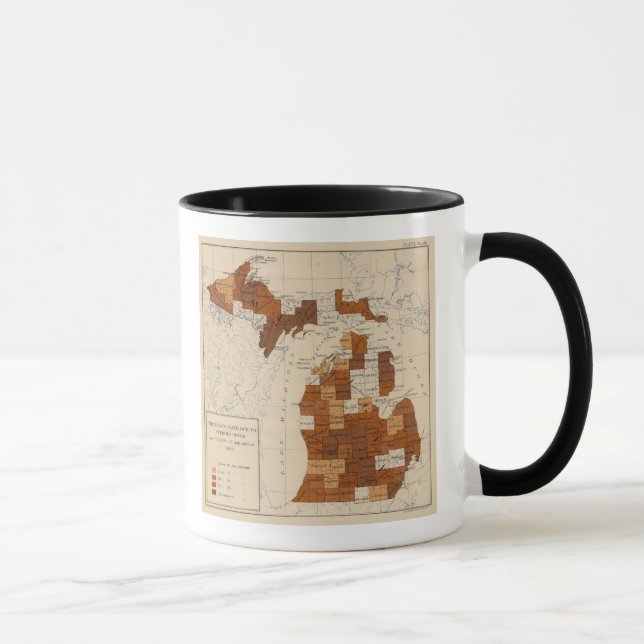 Taza Fiebre tifoidea Michigan (Derecha)