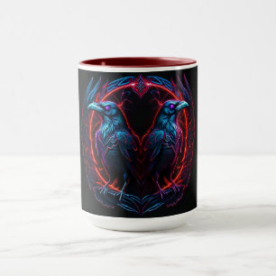 Taza Fiery Two Ravens