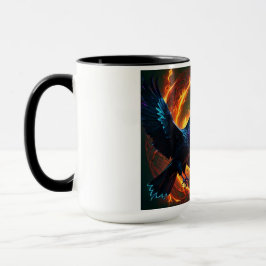 Taza Fiery Two Ravens