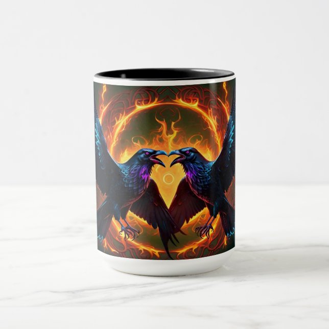 Taza Fiery Two Ravens (Centro)