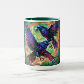 Taza Fiery Two Ravens