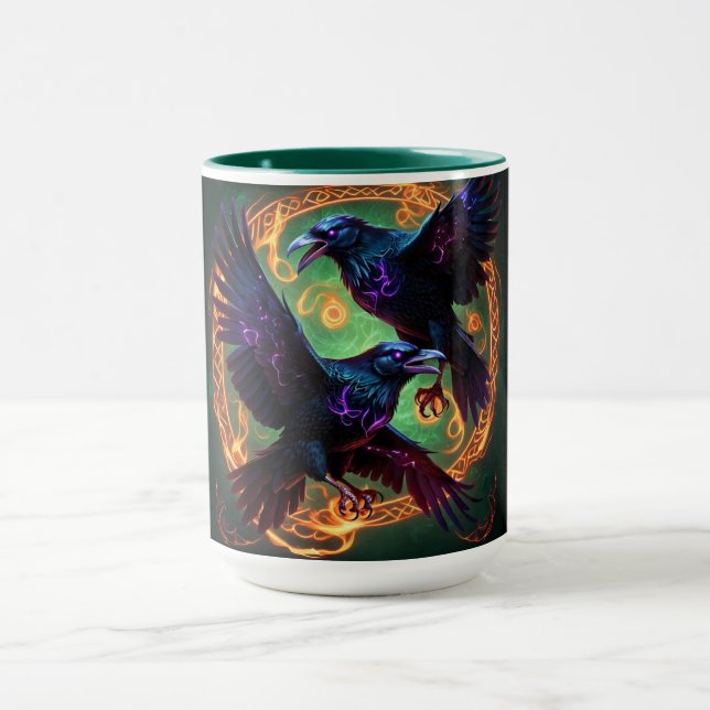 Taza Fiery Two Ravens (Centro)