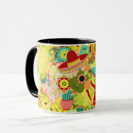 Taza Fiesta callejero mexicano Mug