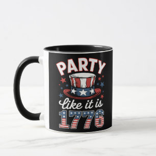 Taza Fiesta como si fuera 1776 4 de julio Estados Unido