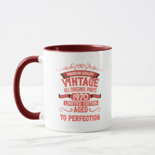 Taza Fiesta de 55 años de antigüedad personalizada