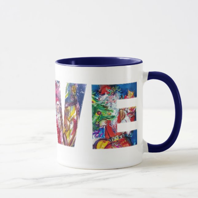 TAZA FIESTA DE AMOR / SANTA XMAS MUSICAL (Derecha)