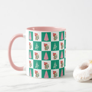 Taza Fiesta de árbol de navidad de Cutedy Teddy Bear Sa