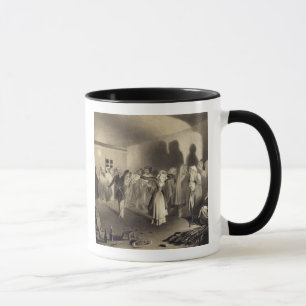 Taza Fiesta de baile en Kagha-Choura, Daguestán, placa