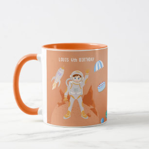 Taza Fiesta de cumpleaños con temática masculina astron