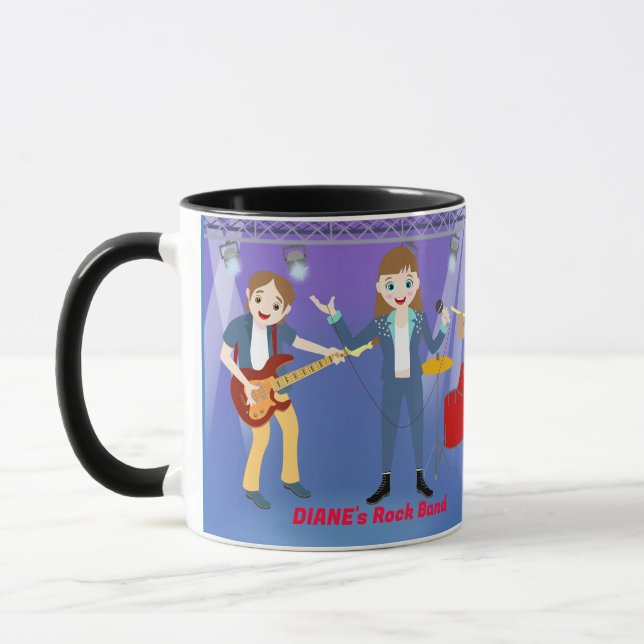 Taza Fiesta de cumpleaños de banda de Chica estrella de (Izquierda)