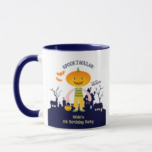 Taza Fiesta de Cumpleaños Niño Disfraz de Halloween
