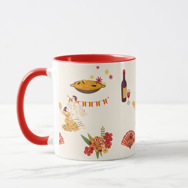 Taza Fiesta de estilo español (Izquierda)