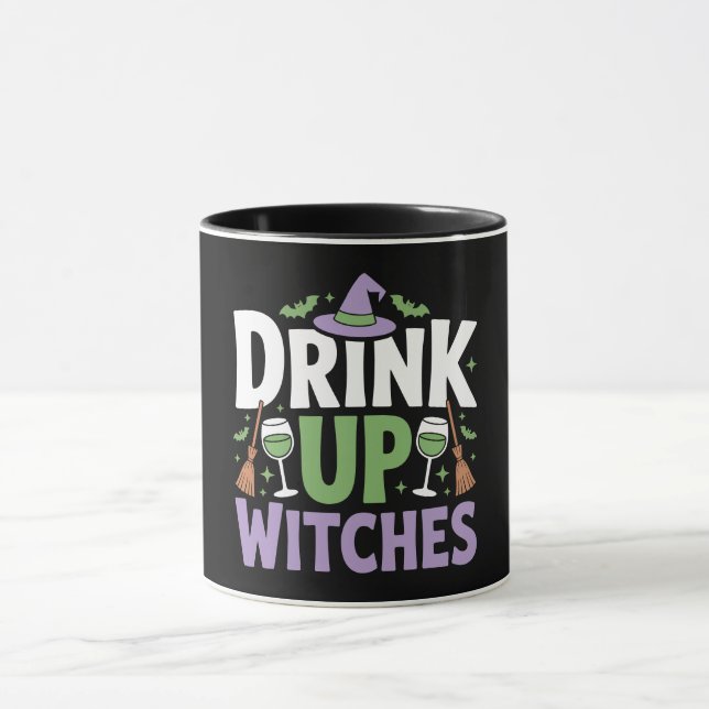 Taza Fiesta de Halloween de Brujas, ¡Beban! (Centro)