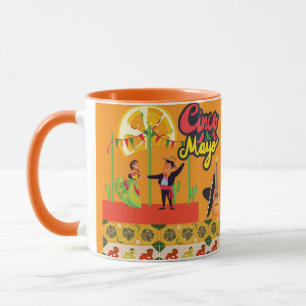 Taza Fiesta de la Flor del Desierto naranja