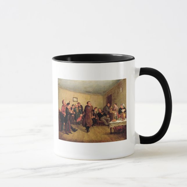 Taza Fiesta de la tarde de un comerciante (Derecha)
