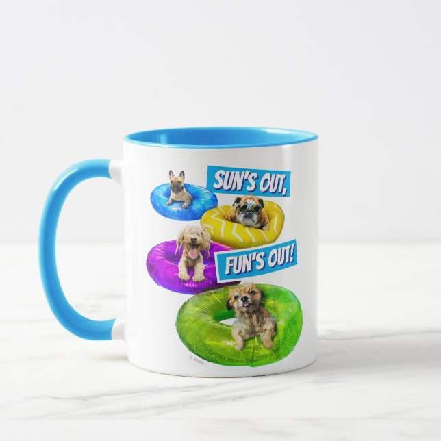 Taza Fiesta de perros en la piscina (Izquierda)