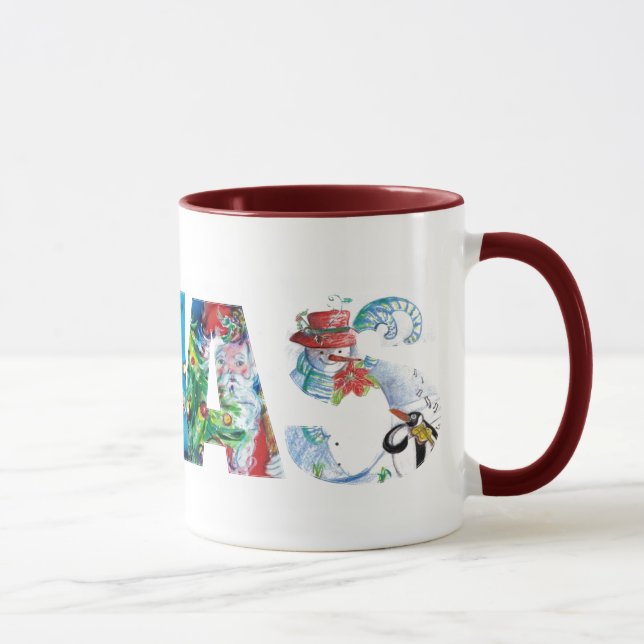 Taza Fiesta DE SANTA XMAS MUSICAL / SERENADE DE PENGUIN (Derecha)