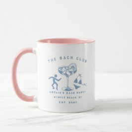 Taza Fiesta de soltera de fin de semana moderna y perso