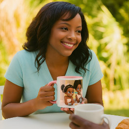 Taza Fiesta de té caprichoso de la princesa melaneada