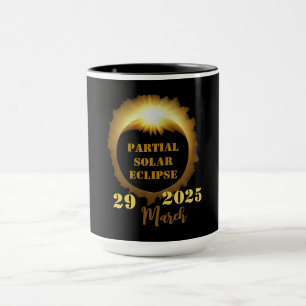 Taza Fiesta de visualización de evento de eclipse solar