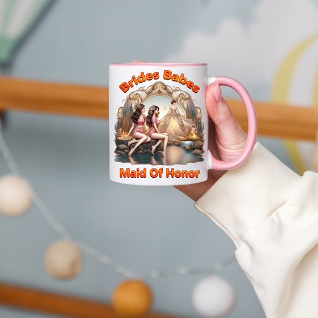 Taza Fiesta del partido de novias con chicas a la moda (Subido por el creador)