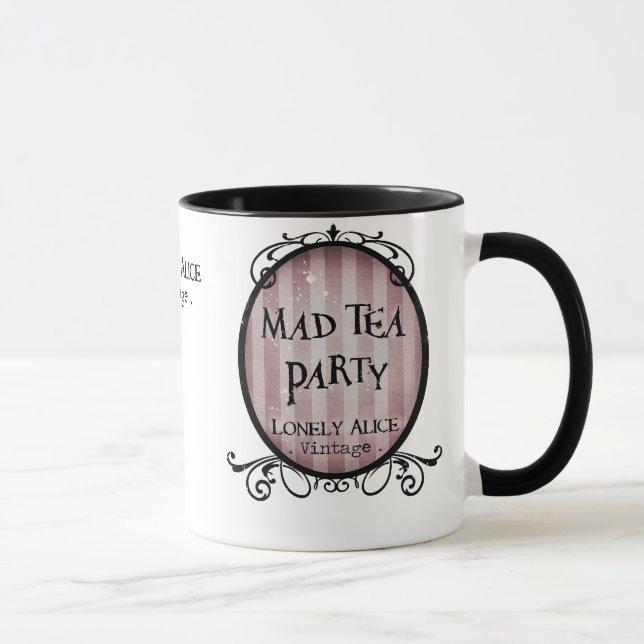 Taza "Fiesta del té enojada " (Derecha)