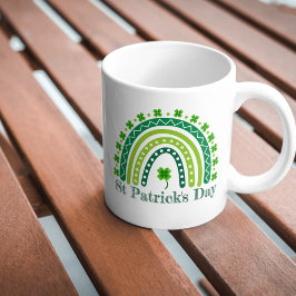 Taza Fiesta elegante del Día de San Patricio
