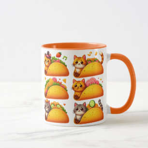 Taza Fiesta felina en un taco