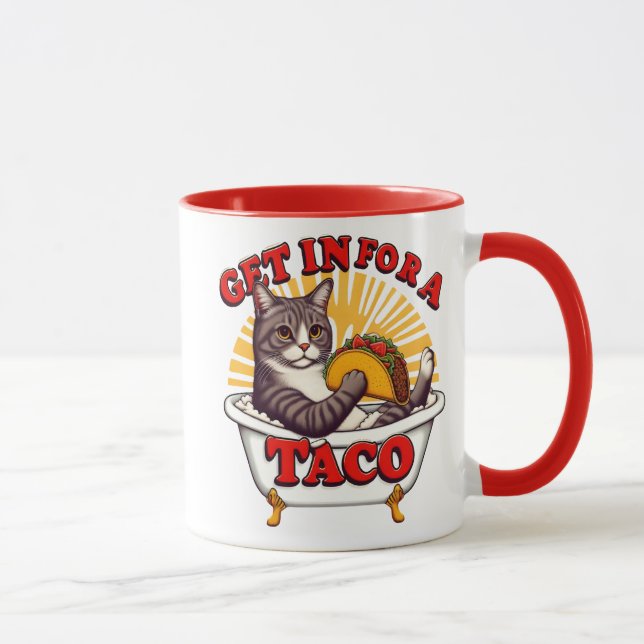 Taza Fiesta felina en una bañera (Derecha)