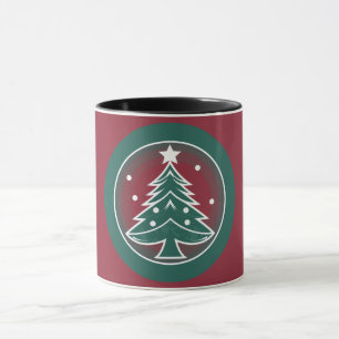 Taza Fiesta festiva: Un destello de Navidades