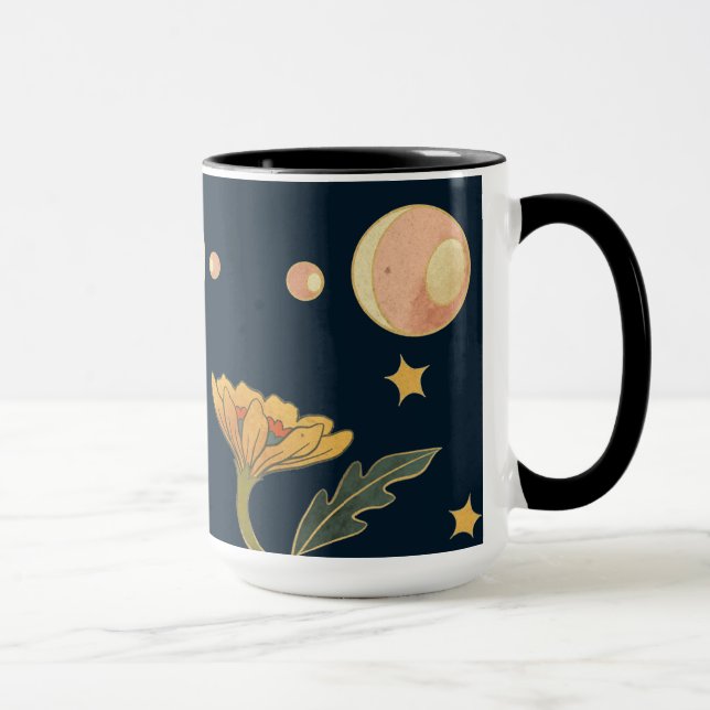 Taza Fiesta floral de acuarela Faecore (Derecha)