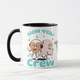 Taza Fiesta nocturno feliz año nuevo 2024 Disco