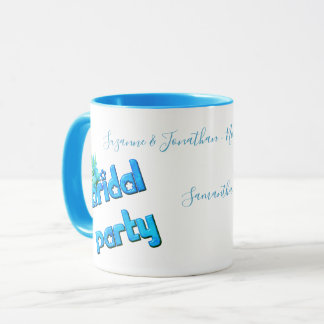 Taza Fiesta Nupcial Personalizada Cute Boda