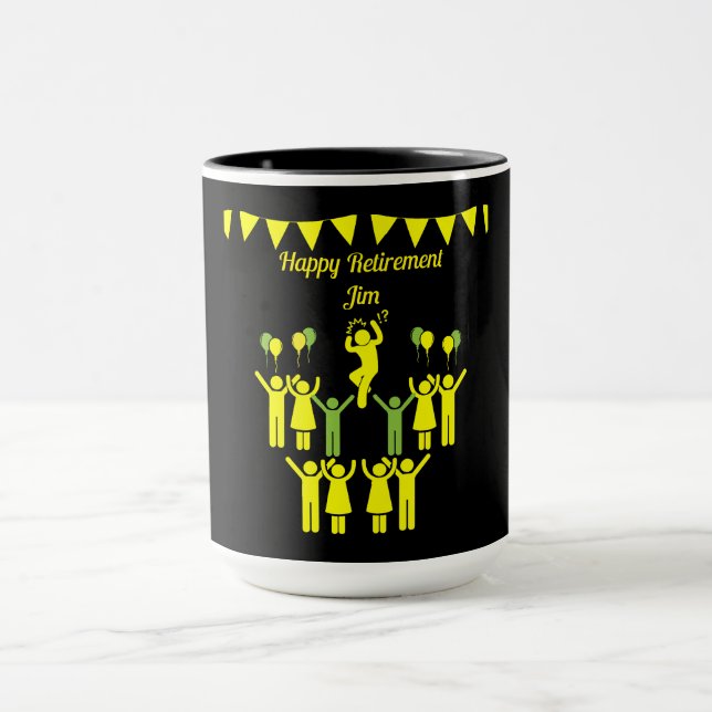 Taza Fiestas de jubilación sorpresa (Centro)