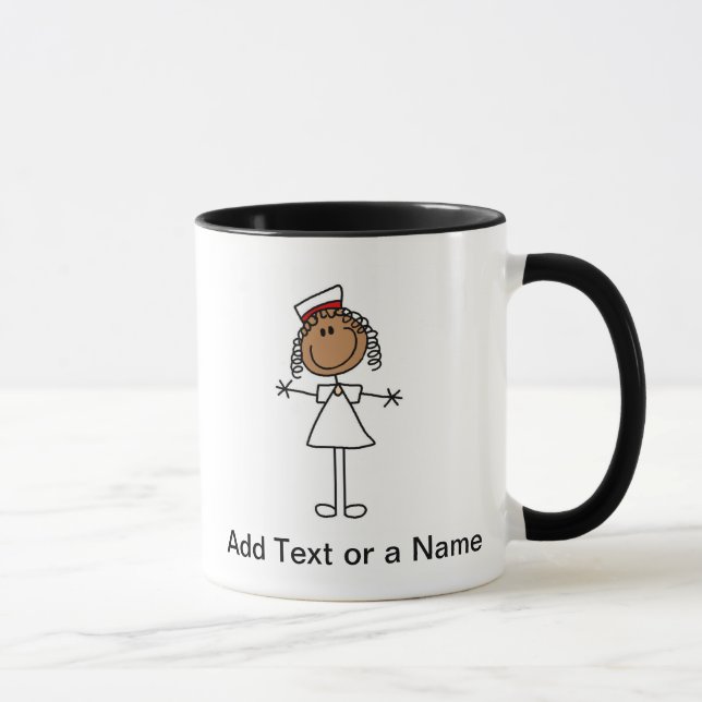 Taza Figura afroamericana camisetas y regalos del (Derecha)